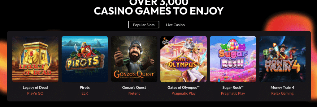Winsly Spilleautomater og Casinospil